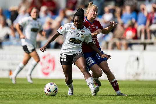 Häckens Monica Jusu Bah och Vittsjös Sofie Rewucha