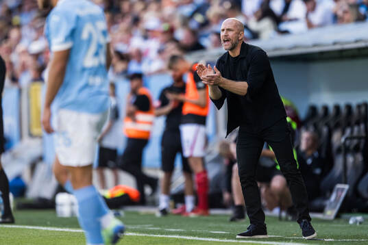 Malmö FFs huvudtränare Henrik Rydström