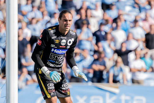 Degerfors målvakt Matvei Igonen