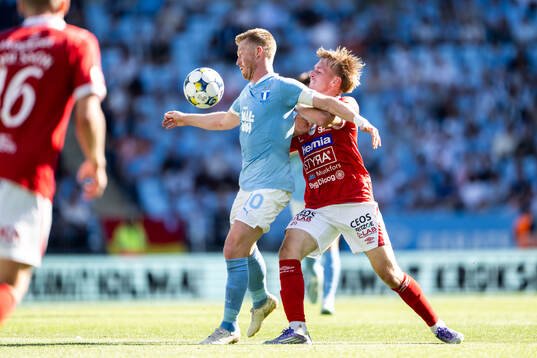 Malmö FFs Anders Christiansen och Degerfors