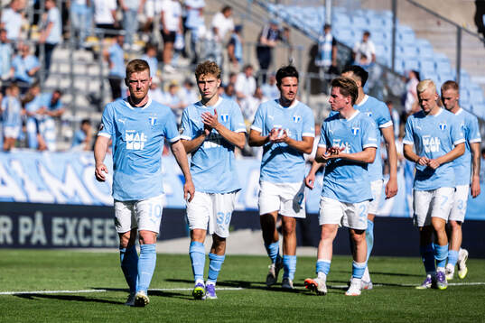 Malmö FFs Anders Christiansen, Hugo Bolin, Stefano