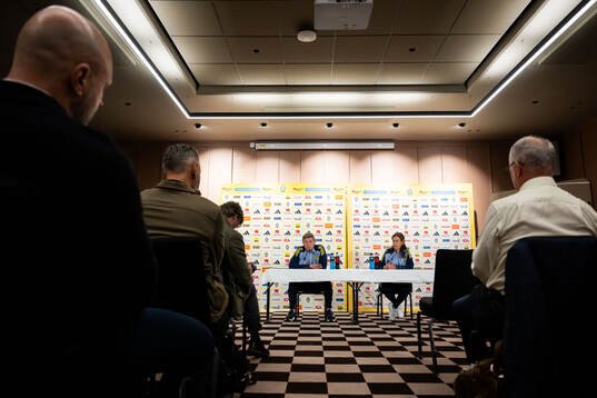 Head coach Jon Dahl Tomasson of the Swedish men's national