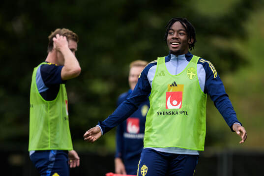 Anthony Elanga of the Swedish national football team