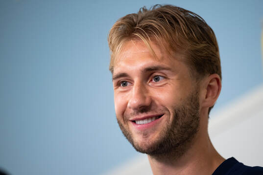 Benjamin Nygren of the Swedish national football team in