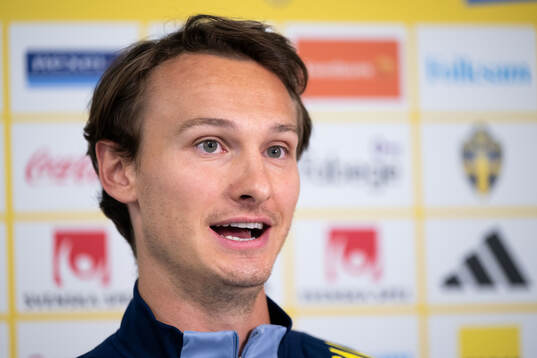 Hjalmar Ekdal of the Swedish national football team in