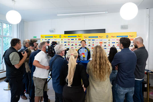 Hjalmar Ekdal of the Swedish national football team in