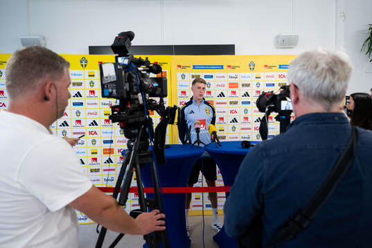 Alexander Bernhardsson of the Swedish national football