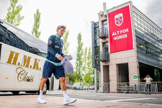 Martin Ødegaard of the Norwegian national football team