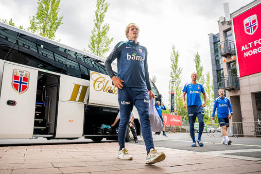 Morten Thorsby of the Norwegian national football team
