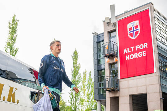 Marcus Holmgren Pedersen of the Norwegian national football