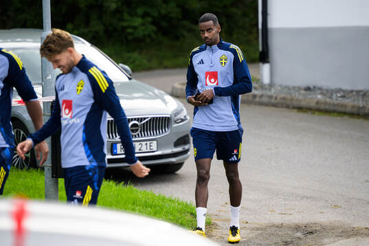 Alexander Isak of the Swedish national football team