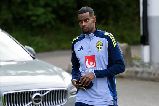Alexander Isak of the Swedish national football team
