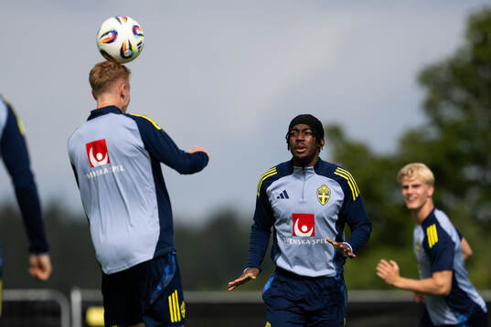 Anthony Elanga of the Swedish national football team