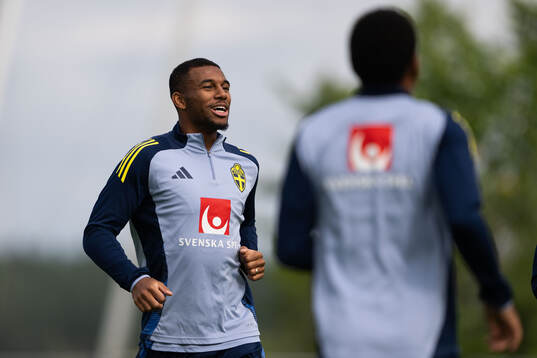 Isak Hien of the Swedish national football team