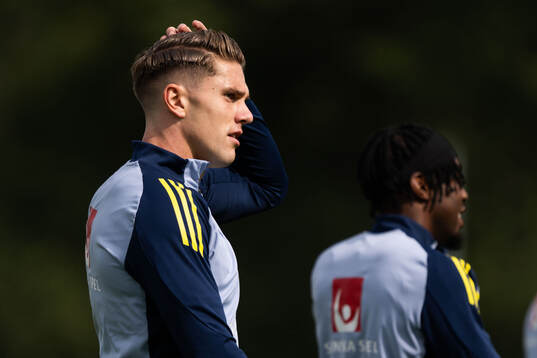 Viktor Gyökeres of the Swedish national football team