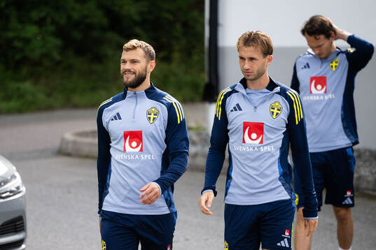 Jesper Karlström and Benjamin Nygren of the Swedish