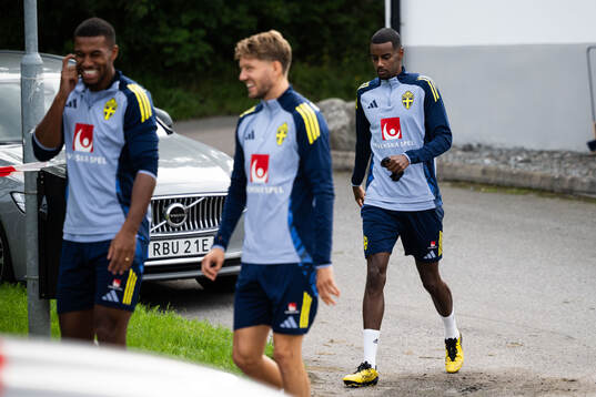 Alexander Isak of the Swedish national football team