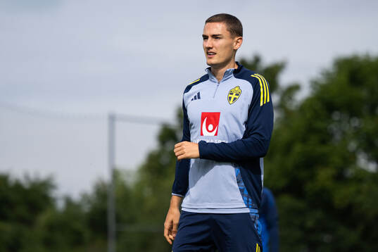 Gustaf Lagerbielke of the Swedish national football team