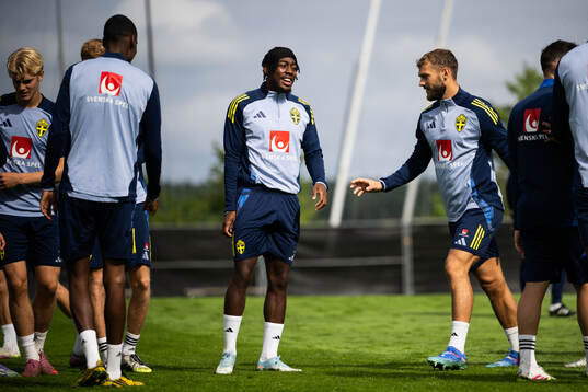 Anthony Elanga of the Swedish national football team