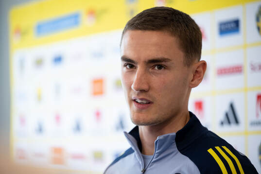Gustaf Lagerbielke of the Swedish national football team in