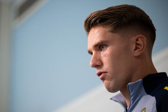 Viktor Gyökeres of the Swedish national football team in