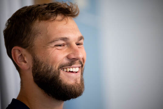 Jesper Karlström of the Swedish national football team in