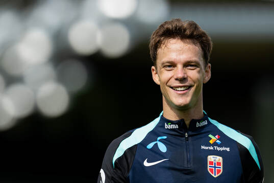 Felix Horn Myhre of the Norwegian national football team