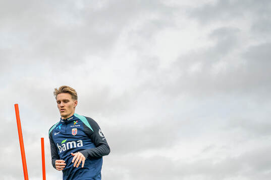 Martin Ødegaard of the Norwegian national football team