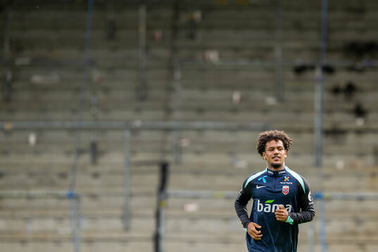 Oscar Bobb of the Norwegian national football team