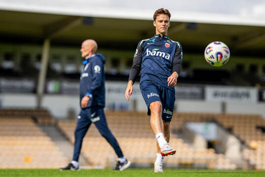 Felix Horn Myhre of the Norwegian national football team