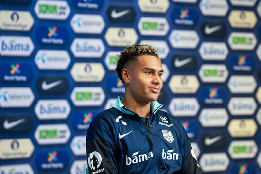 Antonio Nusa of the Norwegian national football team