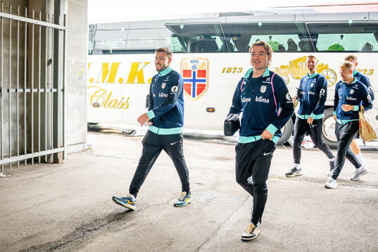 Fredrik André Bjørkan and Patrick Berg of the Norwegian
