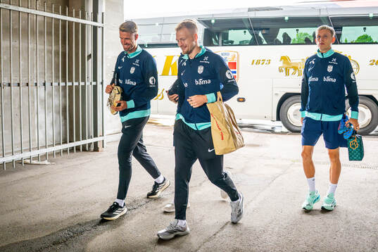 Kristoffer Ajer, Andreas Hanche-Olsen and Marcus Holmgren