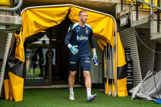 Goalkeeper Egil Selvik of the Norwegian national football