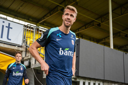 Kristoffer Ajer of the Norwegian national football team