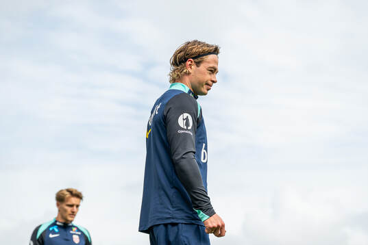 Patrick Berg of the Norwegian national football team