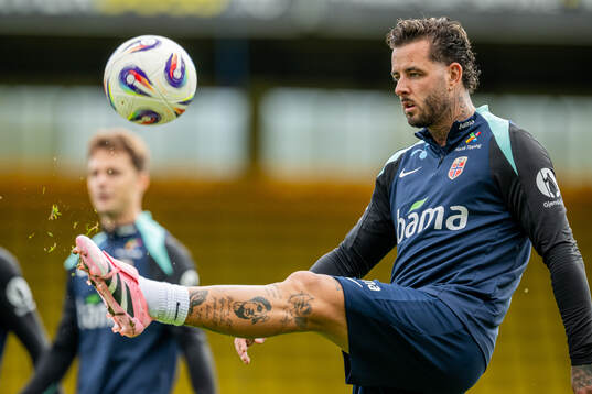 Aron Bizet Dønnum of the Norwegian national football team