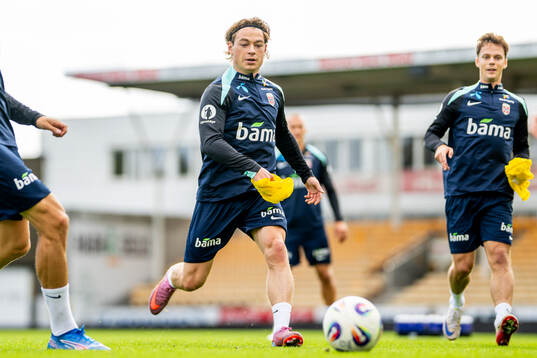 Patrick Berg and Felix Horn Myhre of the Norwegian national