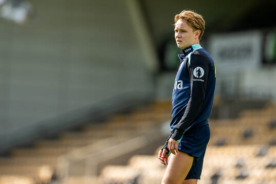Andreas Schjelderup of the Norwegian national football team