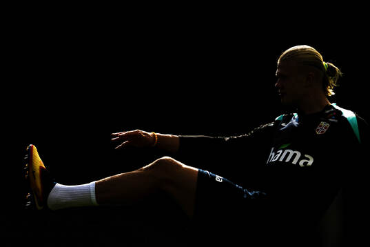 Erling Braut Haaland of the Norwegian national football team