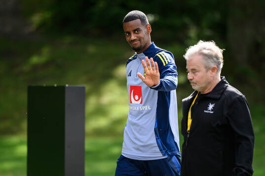 Alexander Isak of the Swedish men's football national team