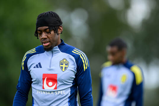 Anthony Elanga of the Swedish men's football national team
