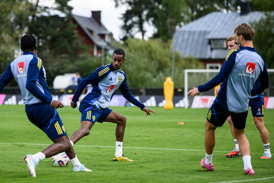 Alexander Isak of the Swedish men's football national team