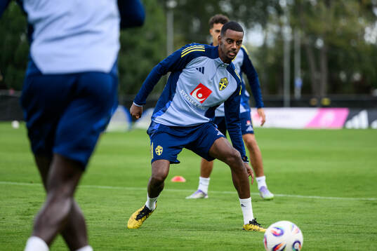 Alexander Isak of the Swedish men's football national team