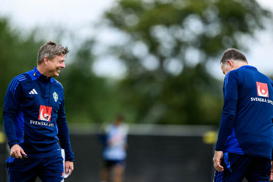 Head coach Jon Dahl Tomasson and Assistant coach Remy