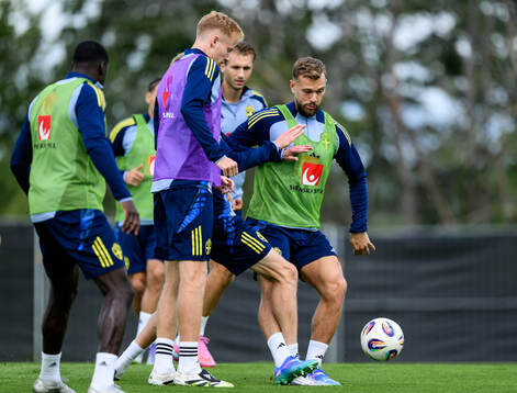 Jesper Karlström of the Swedish men's football national