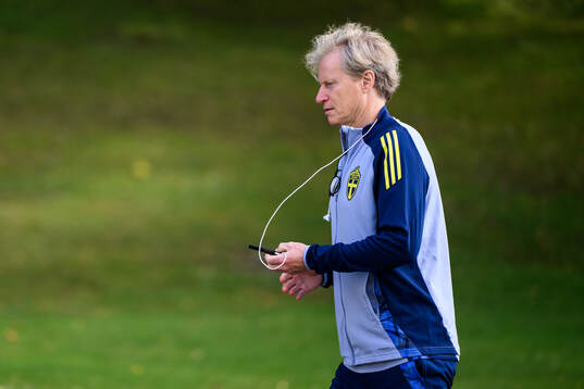 Team manager Stefan Pettersson of the Swedish men's