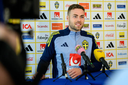 Gabriel Gudmundsson of the Swedish men's football national