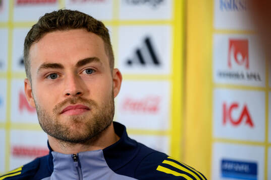 Gabriel Gudmundsson of the Swedish men's football national