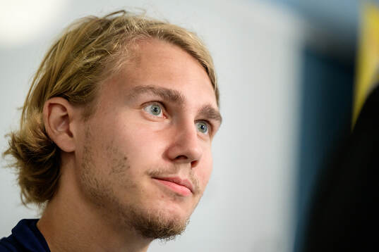 Sebastian Nanasi of the Swedish men's football national team